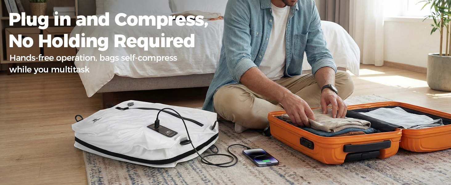 vacuum packing bags for travel with pump