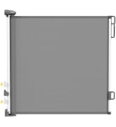 Babepai Retractable Baby Gates for Stairs, Dog Gates for Doorways, Mesh Baby Gate Extends to 54" ...