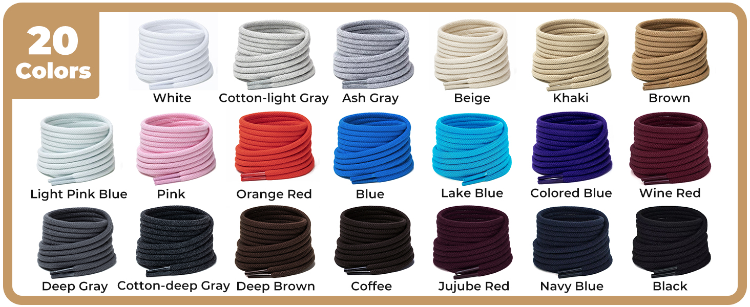 20 colors as you choose