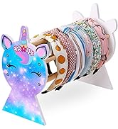 Basumee Girls Headband Holder Organizer Hair Hoop Headband Display Stand Unicorn Hairband Stand O...