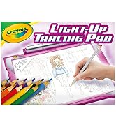 Crayola Light Up Tracing Pad Pink, Gifts & Toys for Girls and Boys, Age 6, 7, 8, 9 [ Exclus...