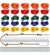 ZENFUN 25 Packs Rock Climbing Holds for Kids and Adults, Indoor & Outdoor Rock Wall Climbing Kit,...