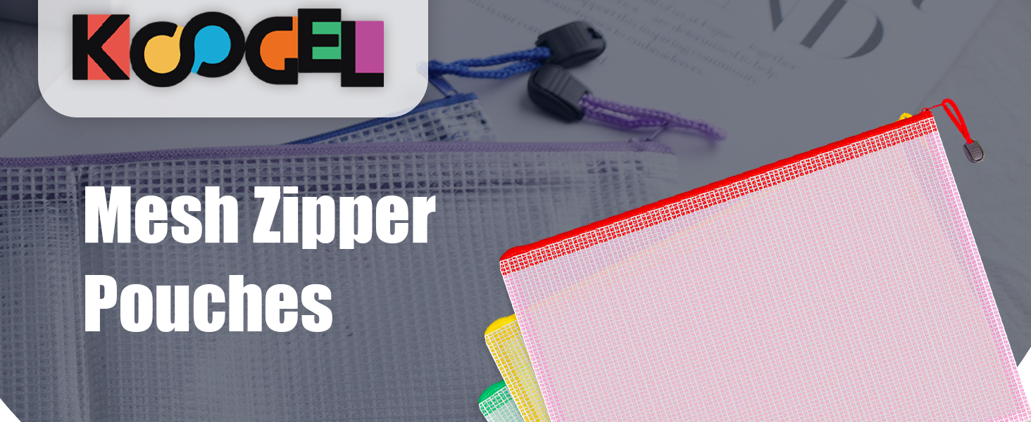 Mesh Zipper Pouches