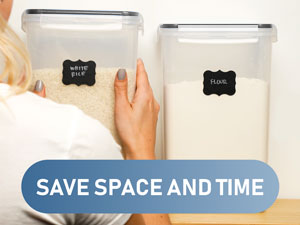 Airtight containers for storage flour sugar storage containers kitchen canisters set of 4 rice bin