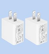 USB Wall Charger, Wall Plug 5V 2A 10W AC Power Adapter, Compatible with Security Camera, Phone, T...