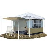 REDCAMP Canopy Camping Tent for Pop Up Canopy Tent, Inner Tent Converts Straight Leg 10'x10' or 1...