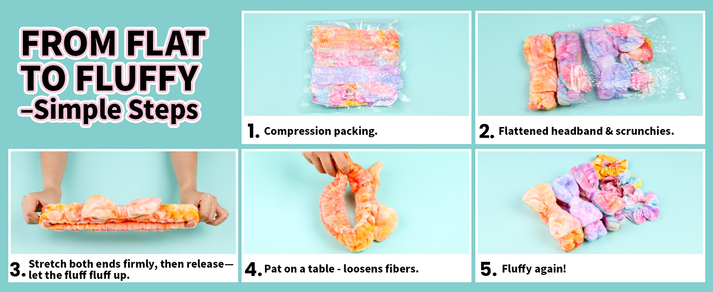 How to Fluff up Headbands and Scrunchies