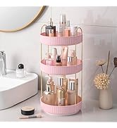 Aveniee 360 Rotating Makeup Organizer for Vanity, Skincare Make Up Organizers Large, Spinning Bat...