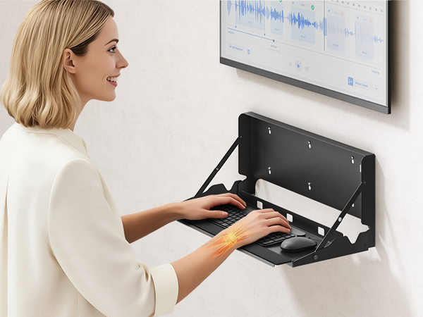 keyboard tray wall mount