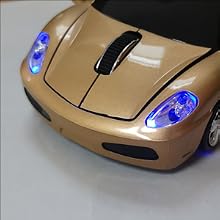 Headlight with Blue Flashing Lights