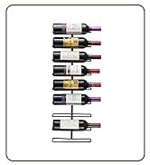 Sorbus Wall Mount Wine Rack (Holds 9 Bottles)