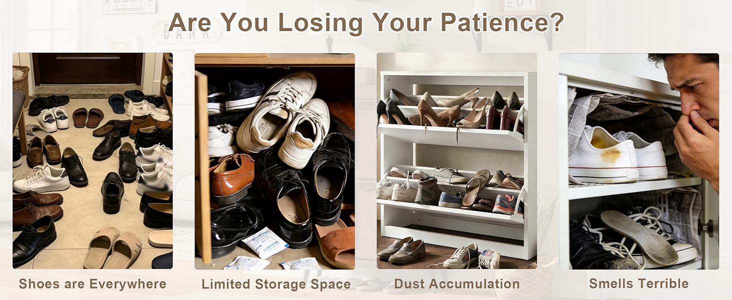 white shoe cabinet