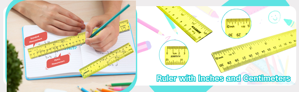 transparent color rulers