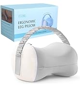 YFONG Knee Pillow for Side Sleepers, Breathable Memory Foam Leg Pillow for Sleeping with Adjustab...