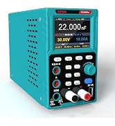 Text reads 'Image 3'. Turquoise colored digital power supply unit with LCD screen displaying '22.000' and multiple control buttons and adjustment dials.