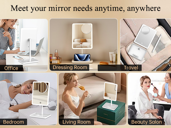 makeup mirror portable