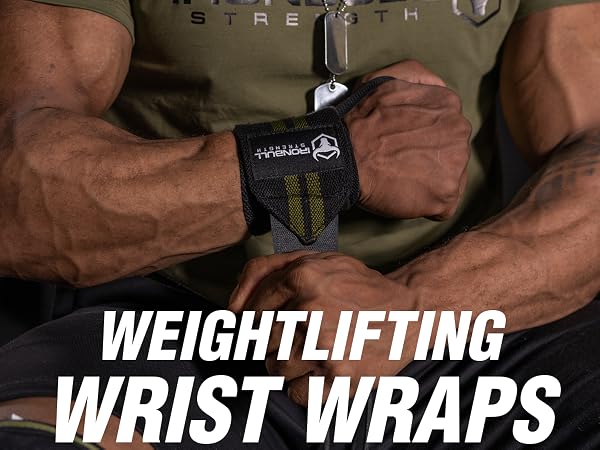 High-quality wrist wraps offering stability and protection for enhanced strength training