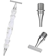 LEIYULY 3PCS Diamond Art Pen, with 1, 6 Beads Stainless Steel Nibs, Ergonomic Diamond Art Pen, 5D...