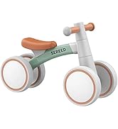 SEREED Baby Balance Bike for 1 Year Old Boys Girls 12-24 Month Toddler Balance Bike, 4 Wheels Tod...
