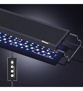 hygger Sun Moon LED Aquarium Light, Full Spectrum Fish Tank Light Day-Night Dual Timer, Adjustabl...