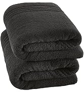 Hammam Linen Jumbo Large Bath Sheets Towels 2-Pack 35 x 70 Inches Soft and Absorbent, Premium Qua...