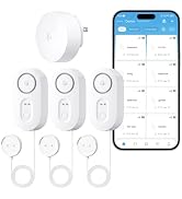 GoveeLife Upgraded Smart Water Leak Detector 1s with 4.92 ft Sensor Cable, WiFi Water Sensor with...