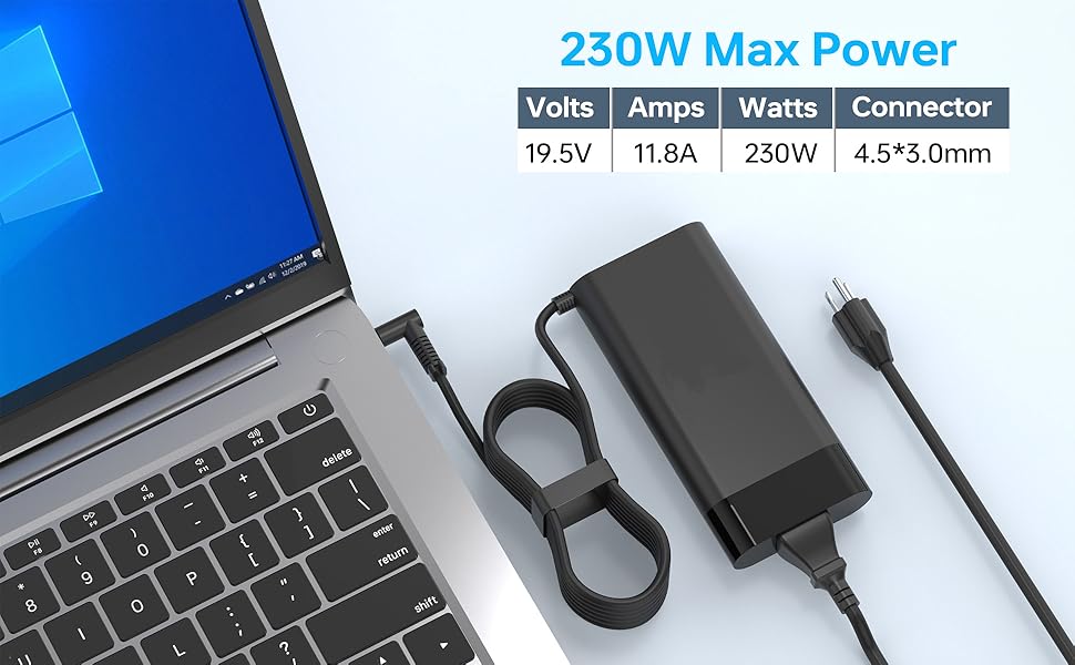 hp 230w laptop charger