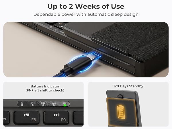 AF01 foldable keyboard