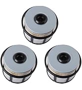 FD-4596 Diesel Fuel Filter Compatible with Ford E350 F250 F350 F450 1999-2003, (3)