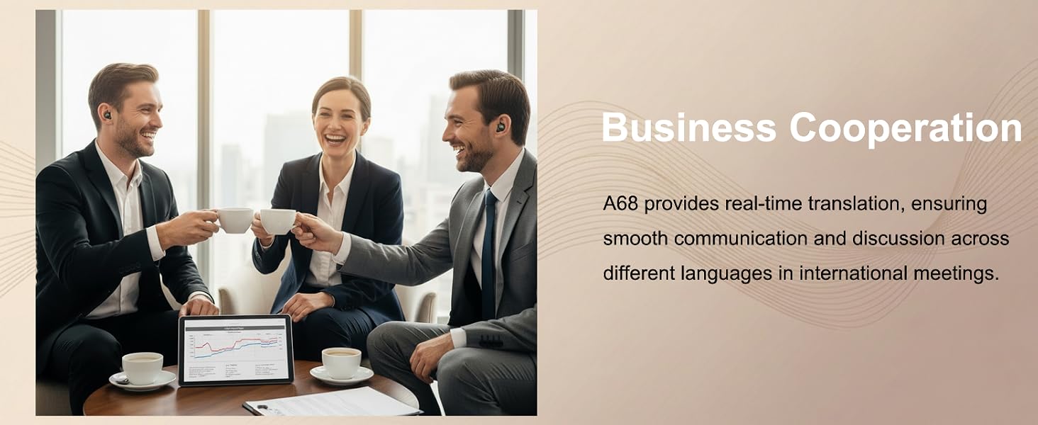 ai translator earbuds for business