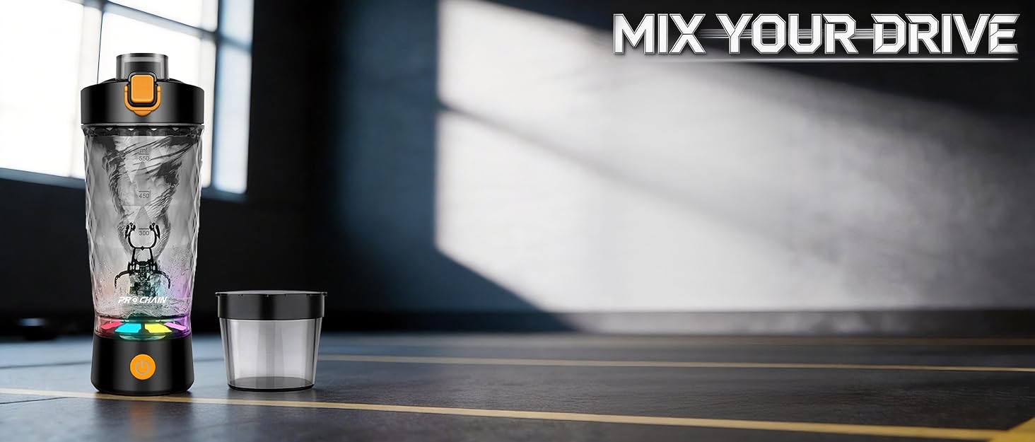 Electric Protein Shaker Bottle