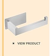Auxmir Toilet Paper Holder Self Adhesive, Premium Thicken SUS304 Stainless Steel Rustproof Toilet...