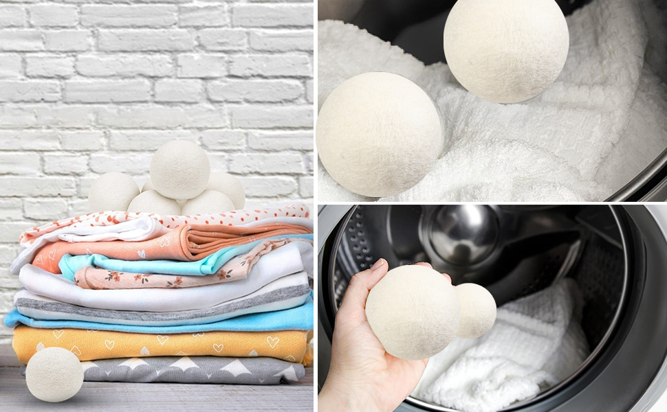 Natural Fabric Softener Dryer balls