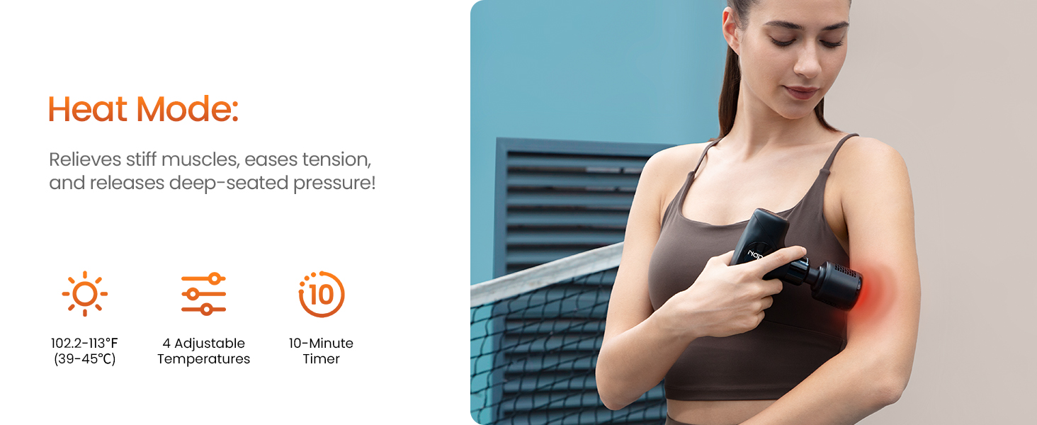 heated massage gun