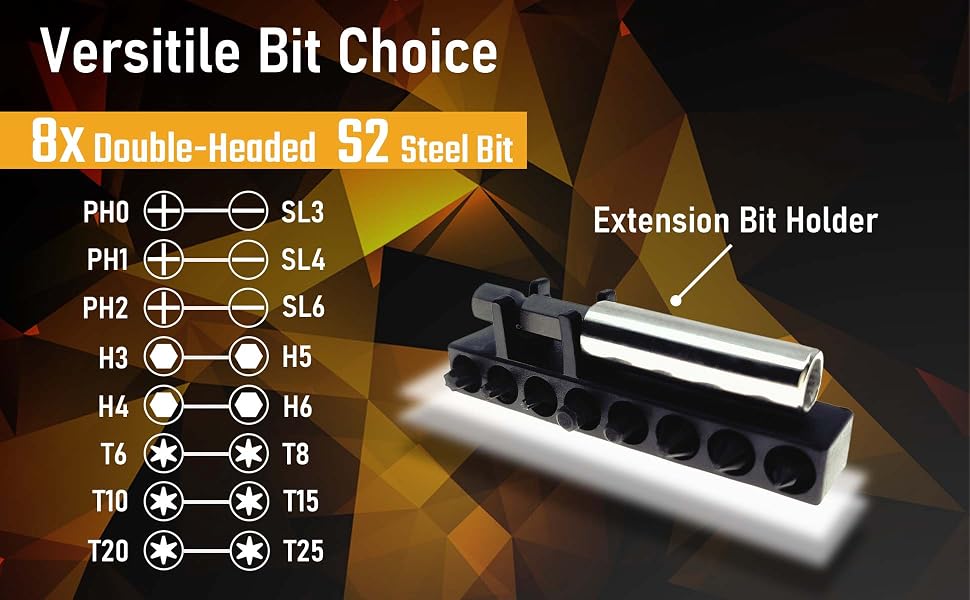 10in1 8 Double-Headed Bits