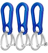 Yebongda Zinc Alloy Key Chain 3 Packs Keychain Keyring Organizer Key Ring Holder Clip for Men and...