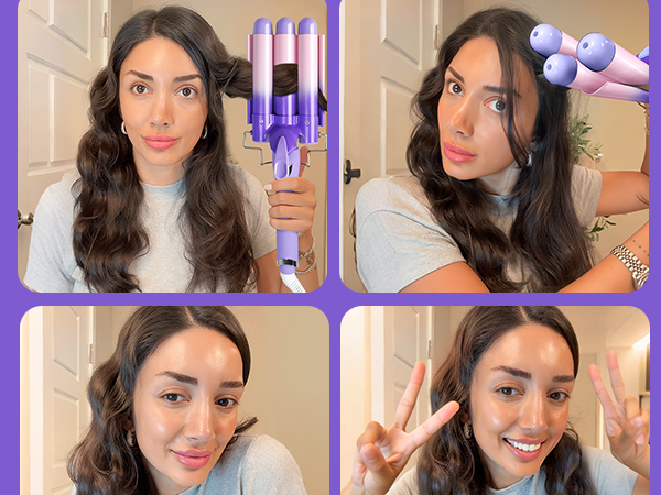 3 Barrel Curling Iron
