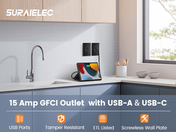 gfci with usb ports