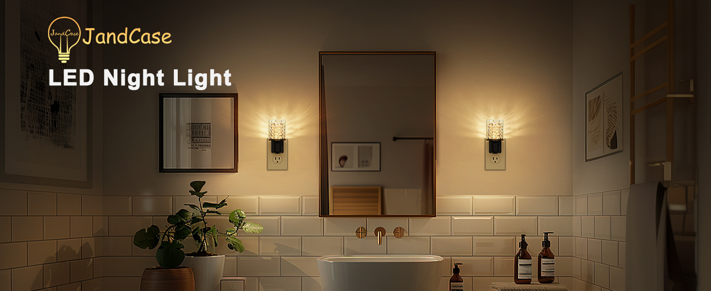 led night light crystal night light modern style