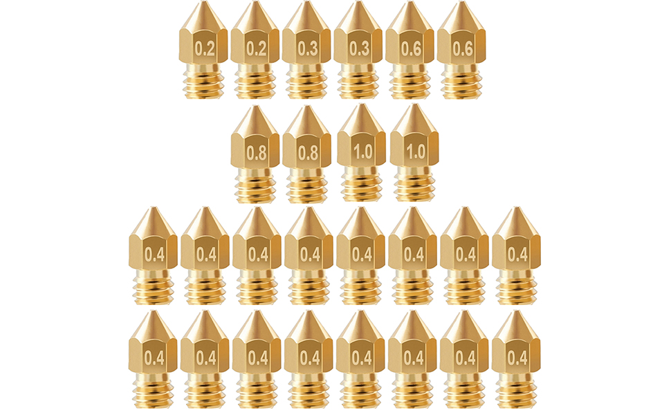 MK8 Ender 3 Nozzles kit