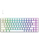 FOXXRAY HKM-S93 Wired Mechanical Gaming Keyboard, Compact 75% Small Size Keyboard for PC, 84 Keys...