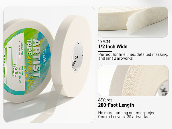 0.5inch art tape