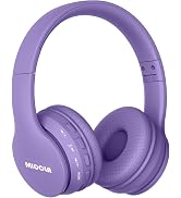 MIDOLA Kids Headphones Bluetooth 5.3 Wireless 60H Play Time Volume Limit 85/110dB Over Ear Foldab...