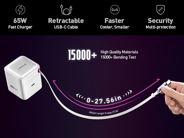 27.56" Retractable Cable
