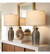 22.75" Table Lamps for Living Room Small Lamps for Bedroom Bedside Lamps Set of 2 Boho Lamps for ...