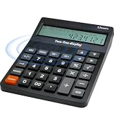 MAUJOY Talking Desk Calculator for Blind & Visually Impaired - Basic Desktop Model with Large But...
