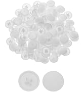 100 Pcs 11mm White Screw Cap Covers Assortment Kit, Plastic Self-Tapping Caps Hole Covers Self-Ta...