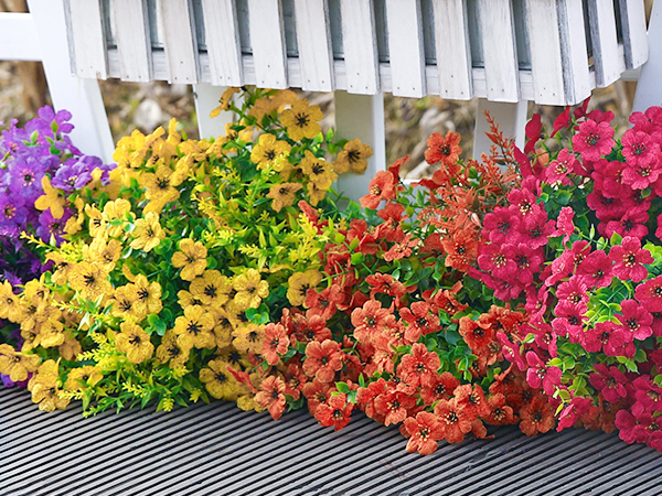 artificial flowers for outdoors