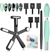 Plman Nail Magnet Tool Set, 3 in 1 Heart Magnet for Cat Eye Gel Polish, 6 in 1 Cat Eye Nail Magne...