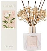 COCORRÍNA Reed Diffuser - Olive Flower Scented Diffuser with 8 Sticks Home Fragrance Reed Diffuse...